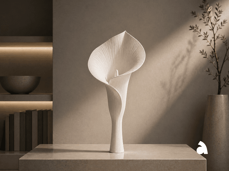 White Calla - Sculptural Decor — 1